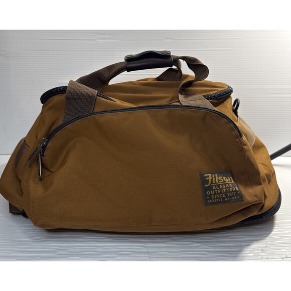 Filson Huckberry Exclusive Duffel Backpack Hybrid Whiskey **Missing Strap** - Picture 1 of 10